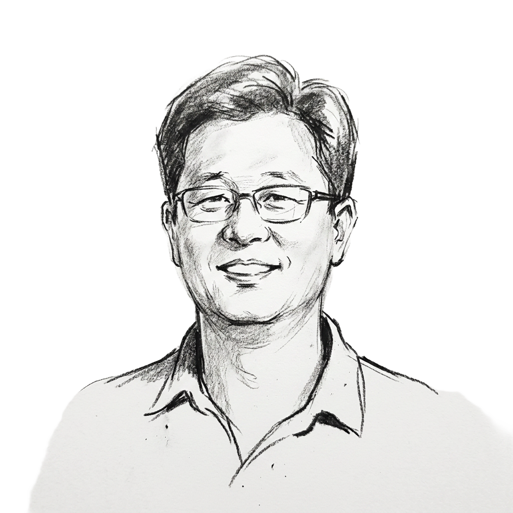 대표 서찬덕 크로키 초상